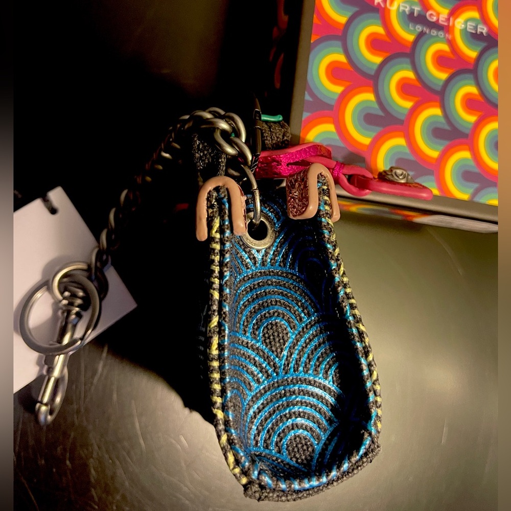 Kurt Geiger MiniBag Keychain/Bag-charm Southbank NEW/tags/box - Picture 7 of 15